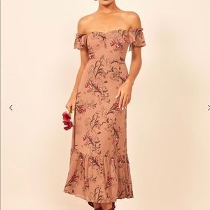 REFORMATION Butterfly Dress in Lavender